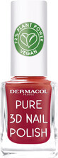 Dermacol Pure Esmalte de u&#241;as 3D 04 Rojo Amapola, 11 ml