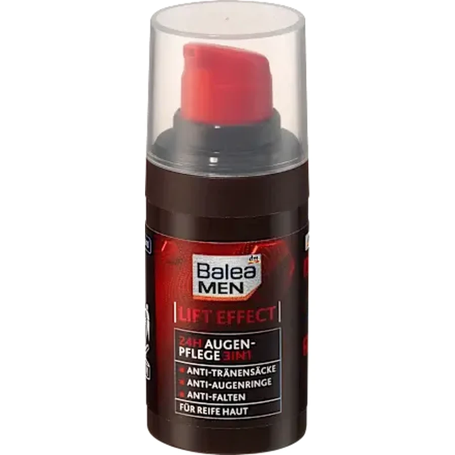 Balea MEN Crema de ojos Lift Effect 24h 3 en 1, 15 ml