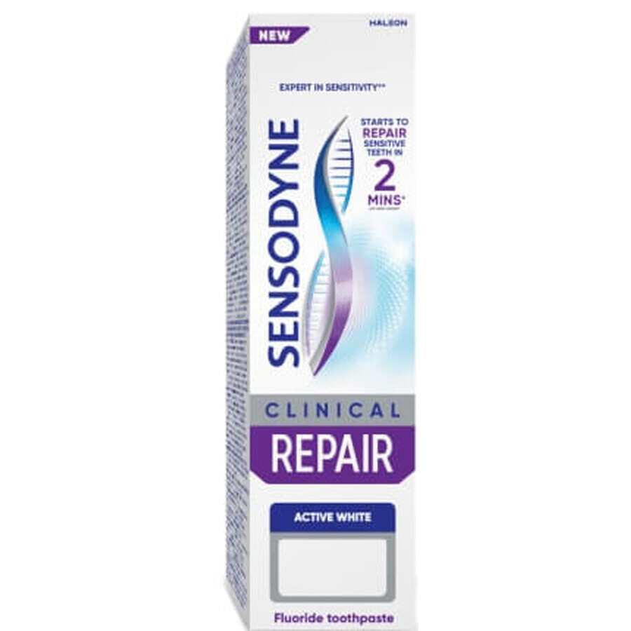 Pasta dental Sensodyne Clinical Repair Active White, 75 ml