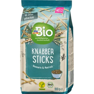DmBio Batoniki z rozmarynem i solą morską, 100 g