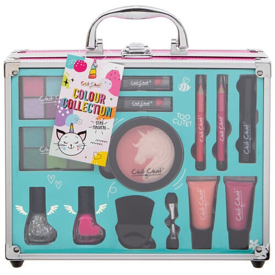 Make-up bag, Technic, Chit Chat Color Collection Case, 14 products