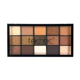 Palette d'ombres à paupières, Technic, Pigment pressé, Boujee, 15 couleurs