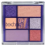 Palette d'ombres à paupières, Technic , Blueberry Pie, 7 couleurs