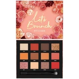Eye shadow palette, W7, Let's Brunch, With Vickaboo Pressed Pigment, 12 shades