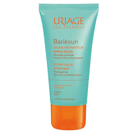 Bálsamo reparador tras la exposición solar Bariesun, 150 ml, Uriage