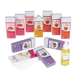 Kit depilación Material depilación, SensoPro, 10 Depiladoras, Aceite depilación, Tiras depilación