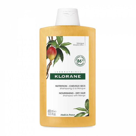 Shampooing nourrissant à l'extrait de mangue, 400 ml, Klorane