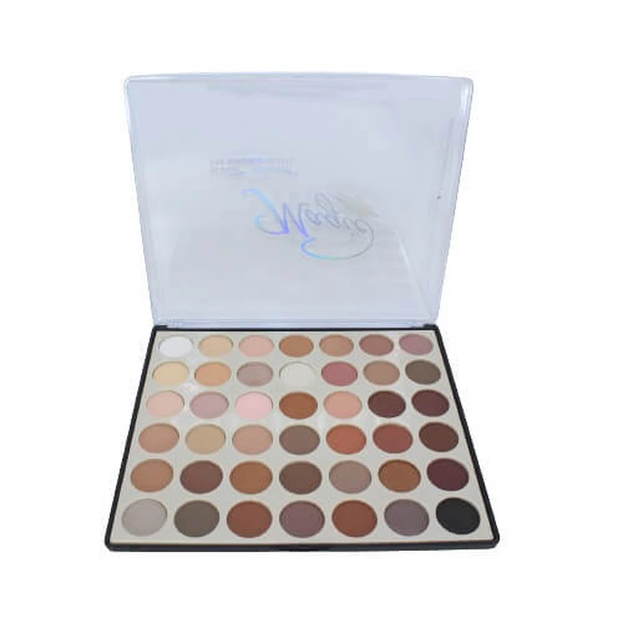 Eye shadow palette, Gulfflower, Magic, 42 natural, matte, satin, metallic and shiny colors