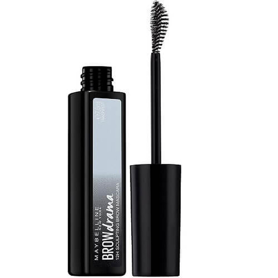 Sprancene Mascara, Maybelline, Brow Drama 12H Sculpting, Helder, 7.6 ml