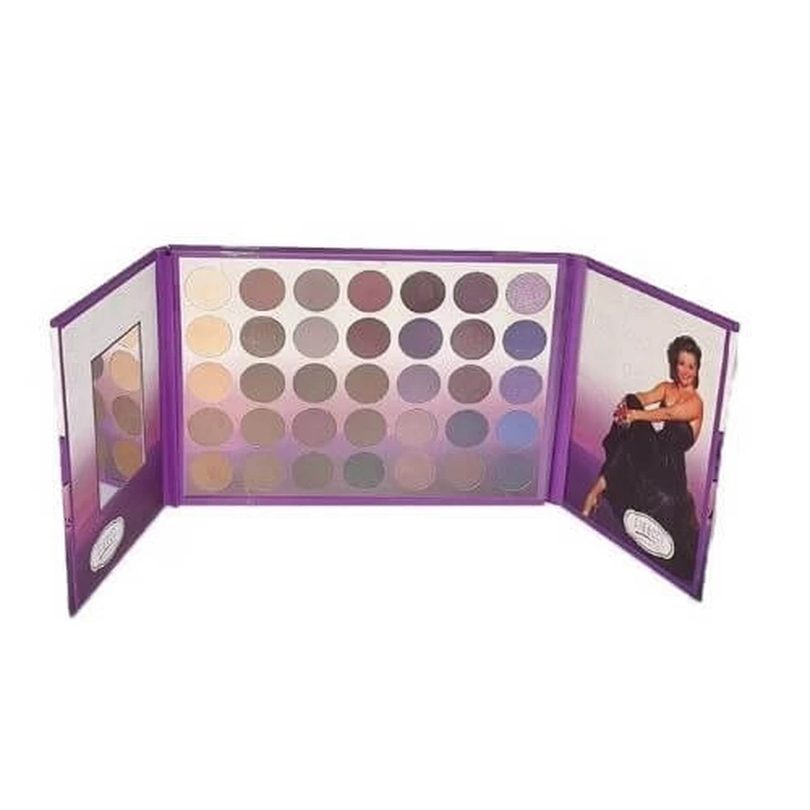 Makeup Lidschatten Lidschattenpalette, Makeup, matt schimmernd, lila, 35 Farben