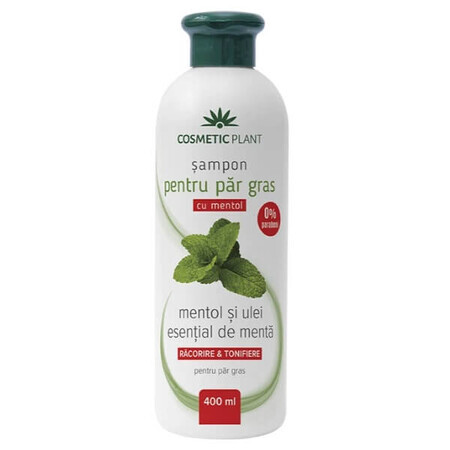 Shampoo for oily hair with menthol and mint essential oil, 400 ml, Cosmetic Plant