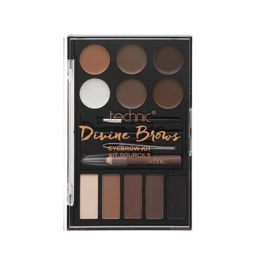 Kit per il trucco delle sopracciglia, Technic, Divine Brows, Vegan