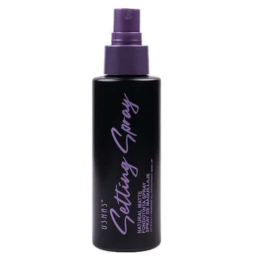 Spray Fijador de Maquillaje, Ushas, Spray Fijador, Natural Mate, 110 ml