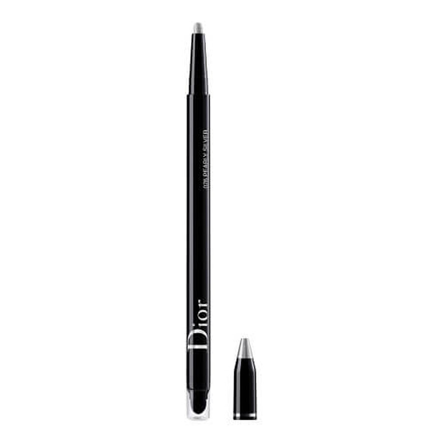 Lápiz de Ojos Waterproof, Dior, Diorshow 24H Stylo, Waterproof, 076 Pearly Silver