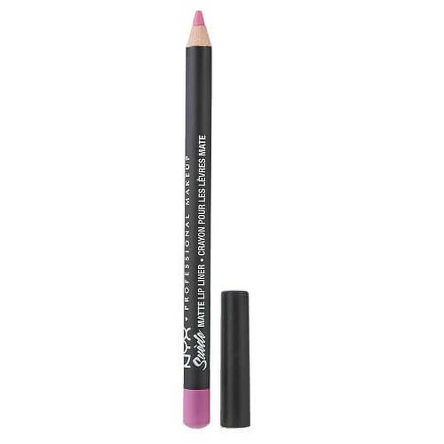 Perfilador de labios mate, NYX Professional Makeup, Suede Matte, 13 Respect The Pink