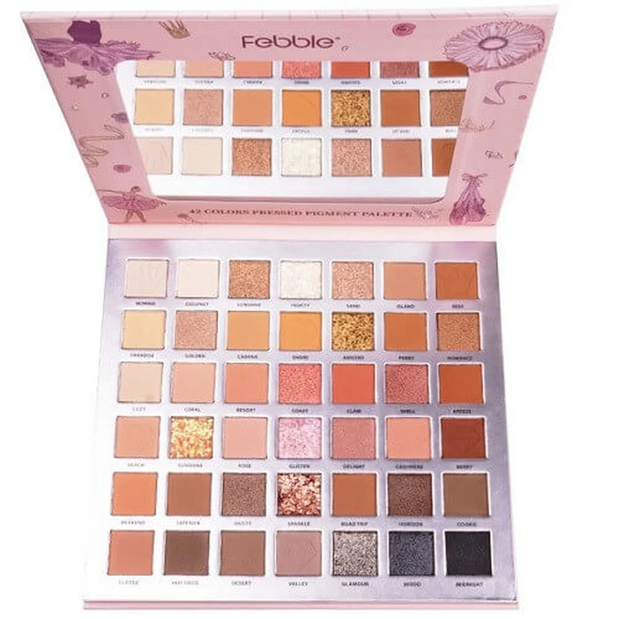 Schminkset, Febble, Glory Of Ballet, 42 Lidschatten