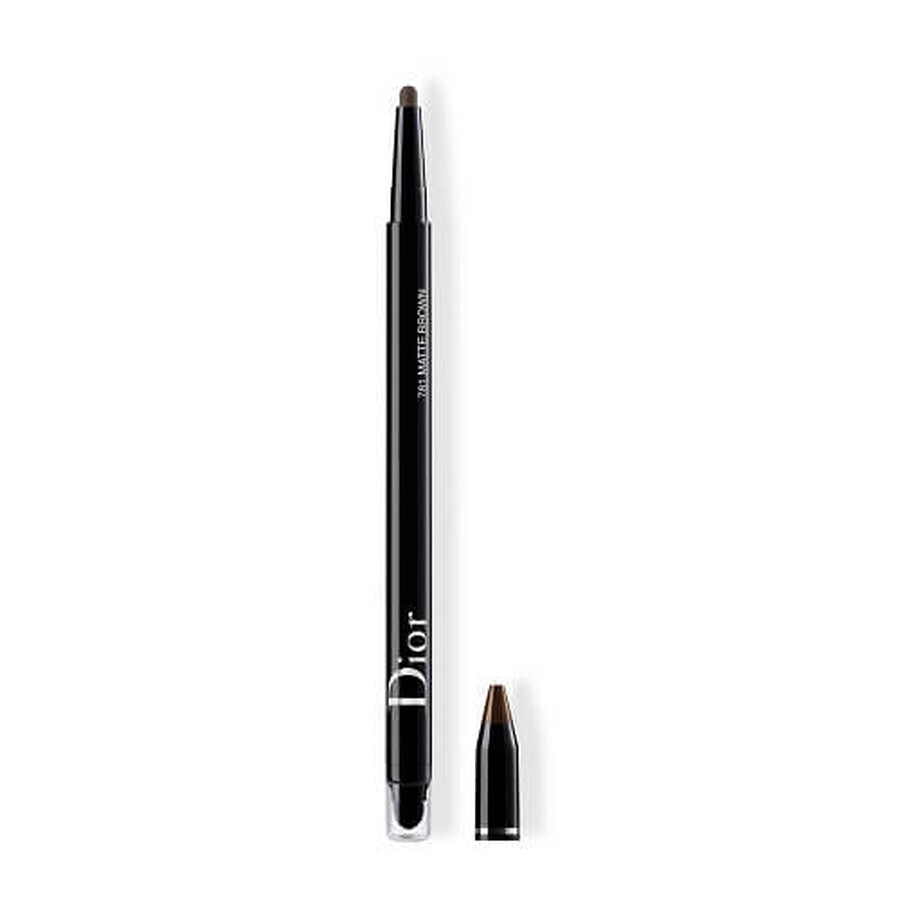 Crayon pour les yeux, Dior, Diorshow Stylo Eyeliner, Waterproof, 781 Matte Brown