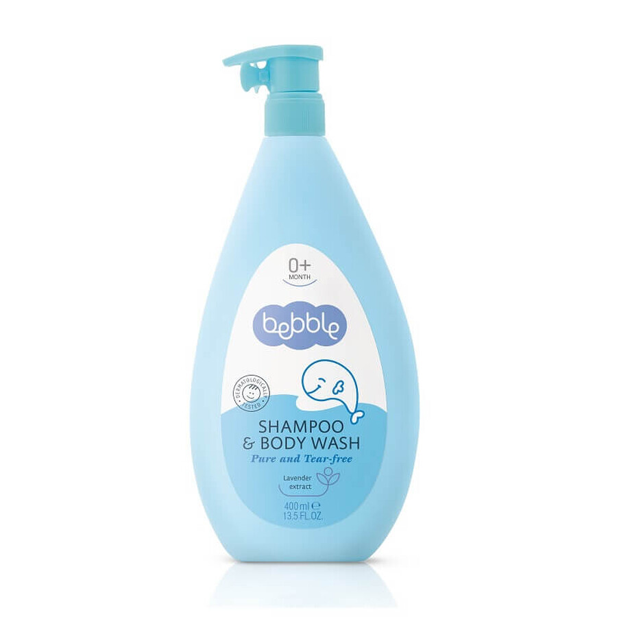 Shampoo und Badegel 2in1, 400ml, Bebble