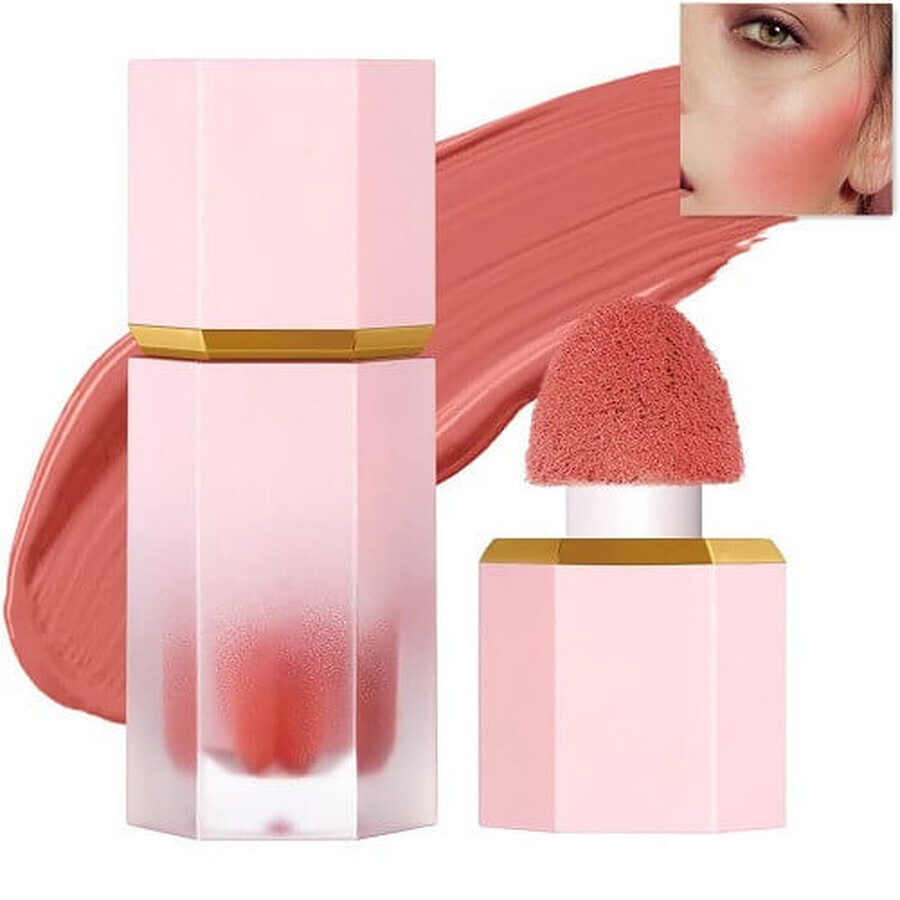 Fard de Obraz Lichid, Makeup, Romantic Matte, Color Bloom Liquid Blush, 104, 5.2 ml