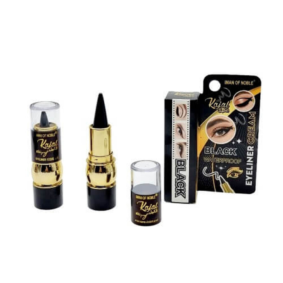 Eyeliner Kajal, Iman Of Noble, Waterproof, Black