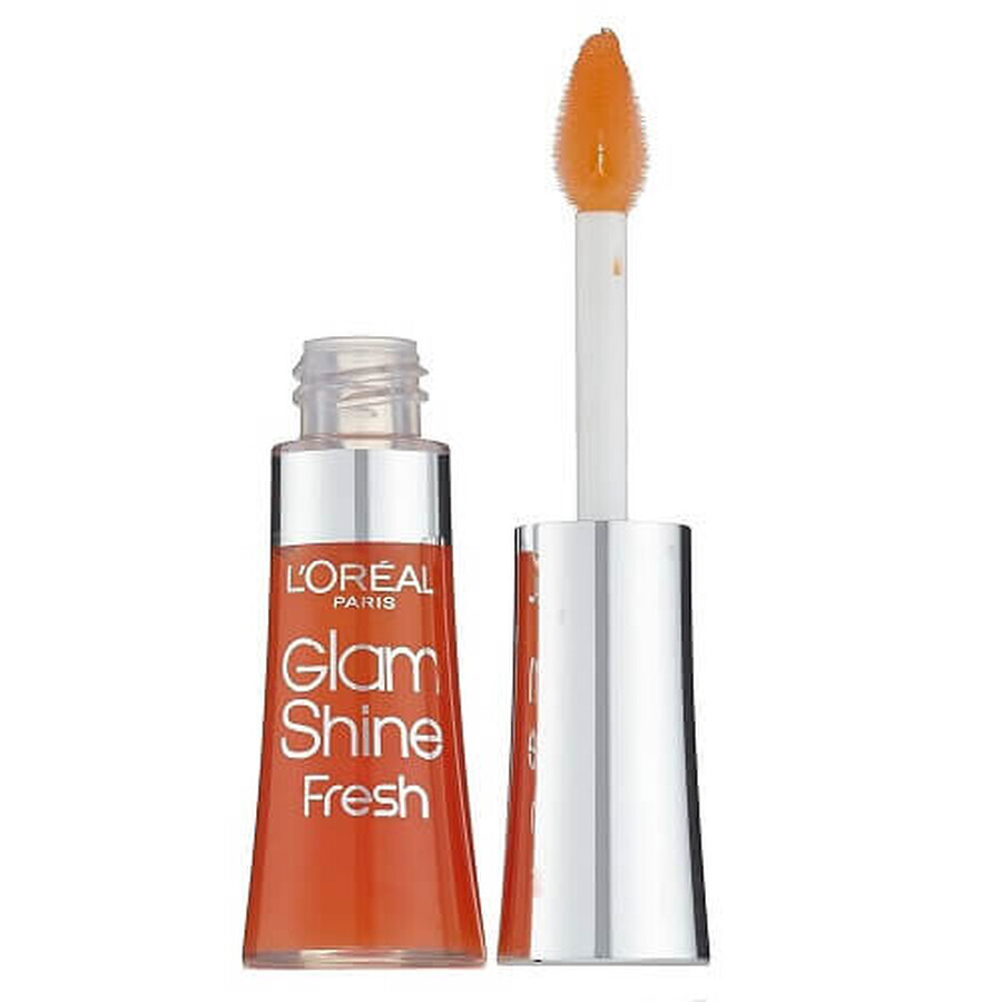 Lip gloss, Loreal, Glam Shine Fresh, 185 Aqua Lychee, 6 ml