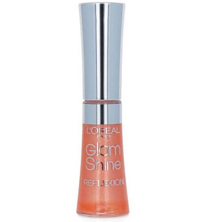 Brillo de labios Glam Shimmer, Loreal, Glam Shine Reflexion, 175 Sheer Papaya, 6 ml