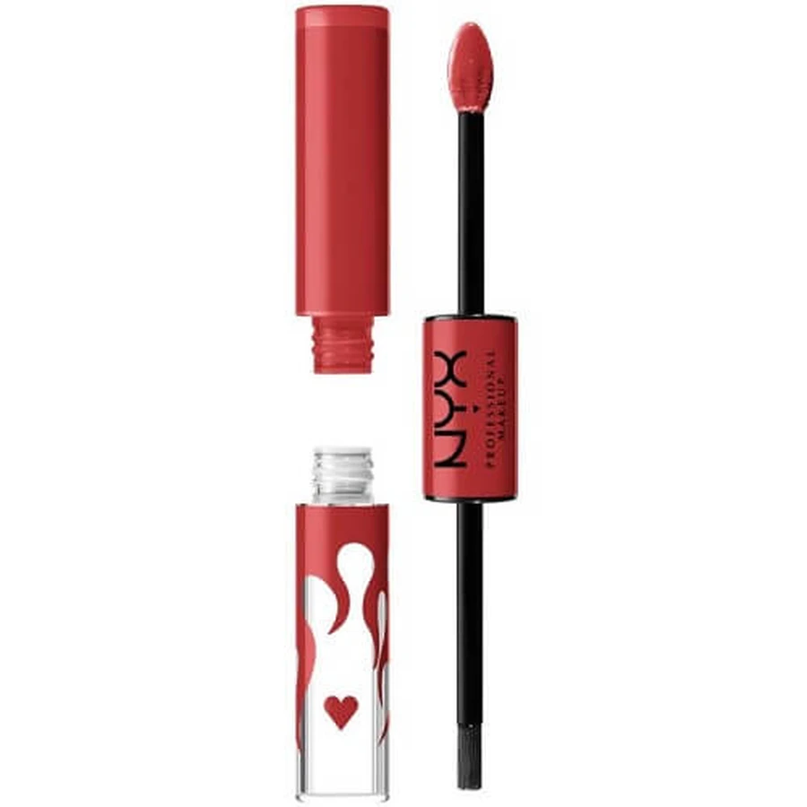 Vloeibare Lipstick, NYX, Shine Loud, 33 Pretty Poblano, 3.4 ml