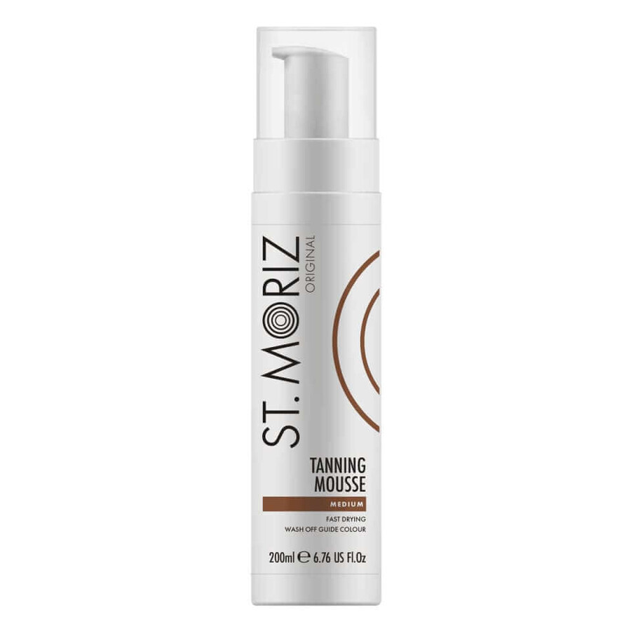 Espuma autobronceadora profesional Bronz Instant Bronz St Moriz Medium, 200 ml