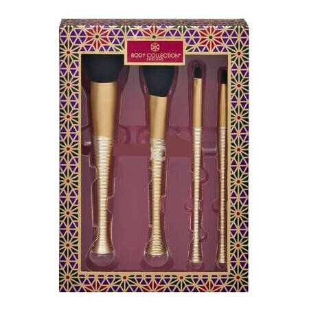 Set de 4 brochas de maquillaje Body Collection Brushes