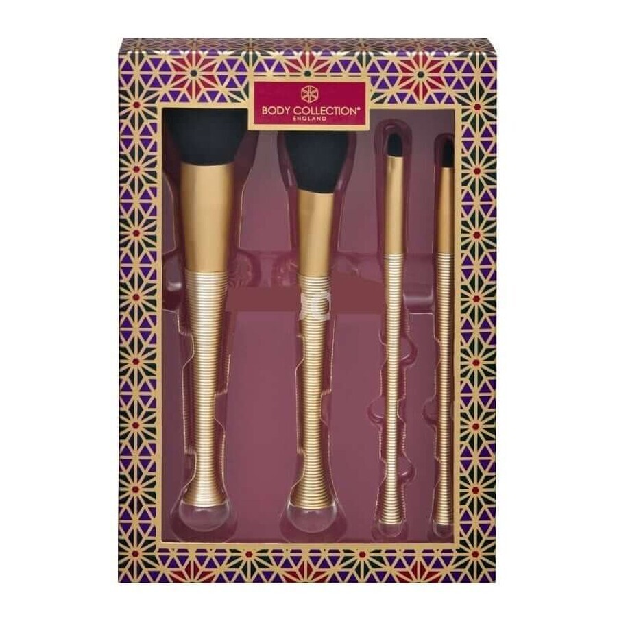 Set de 4 brochas de maquillaje Body Collection Brushes