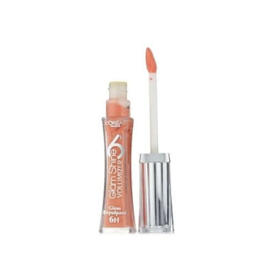 Brillo de labios Loreal Glam Shine, tono 404 Everlasting Melon