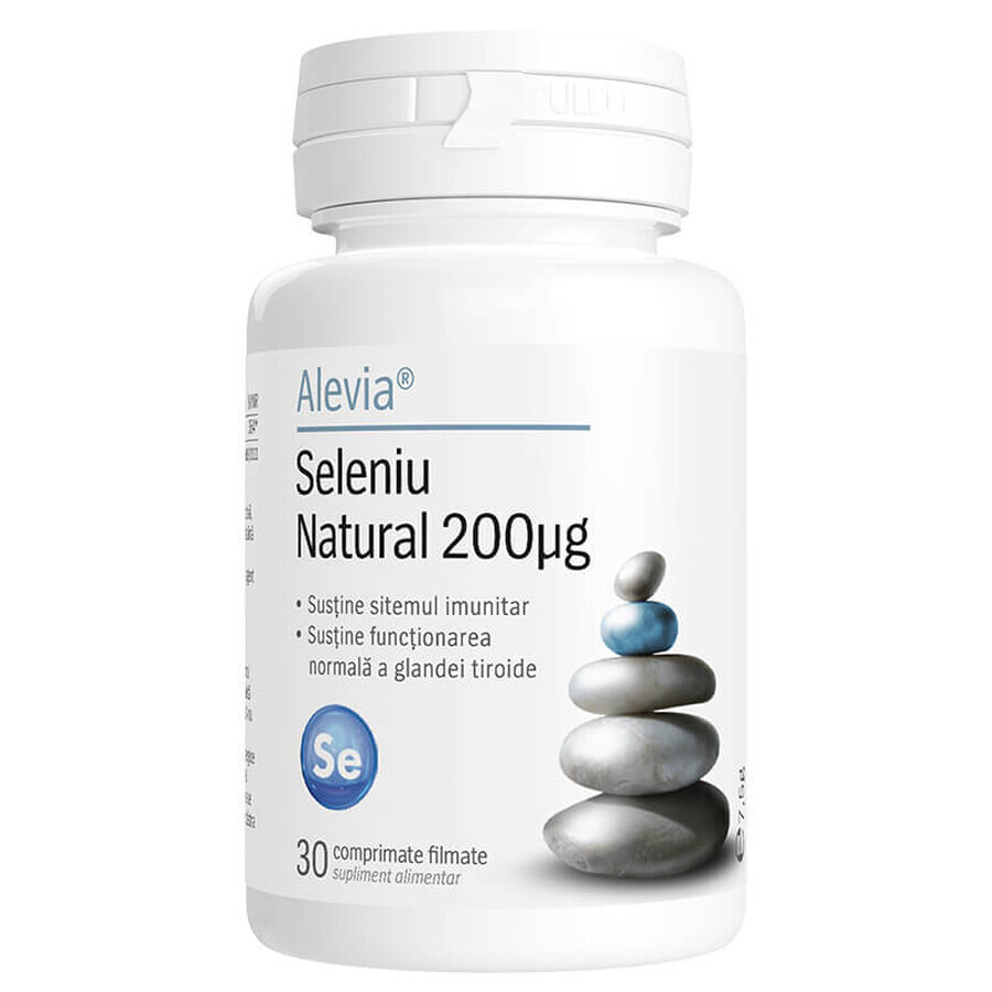 Selenio naturale 200 mcg, 30 capsule, Alevia