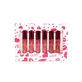 Set de 6 barras de labios, Kiss Beauty, Barra de labios líquida mate, B