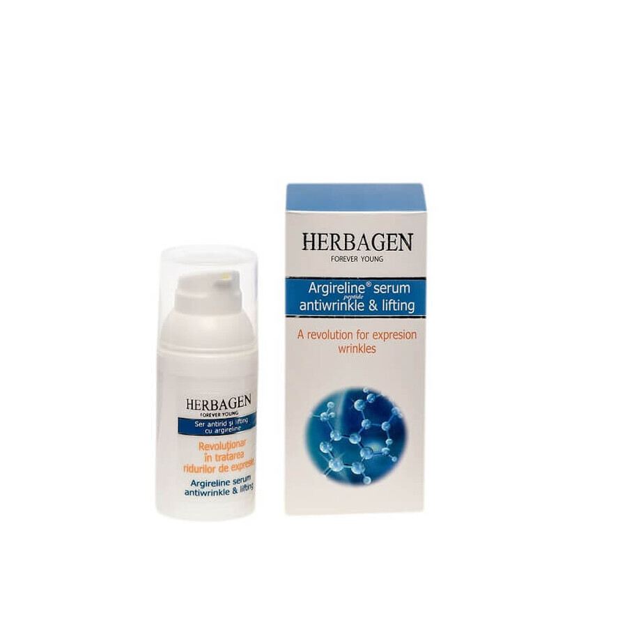 Anti-rimpel en liftend serum met argireline, 30 g, Herbagen