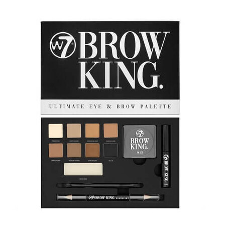 Eyebrow kit, W7, Brow King Ultimate