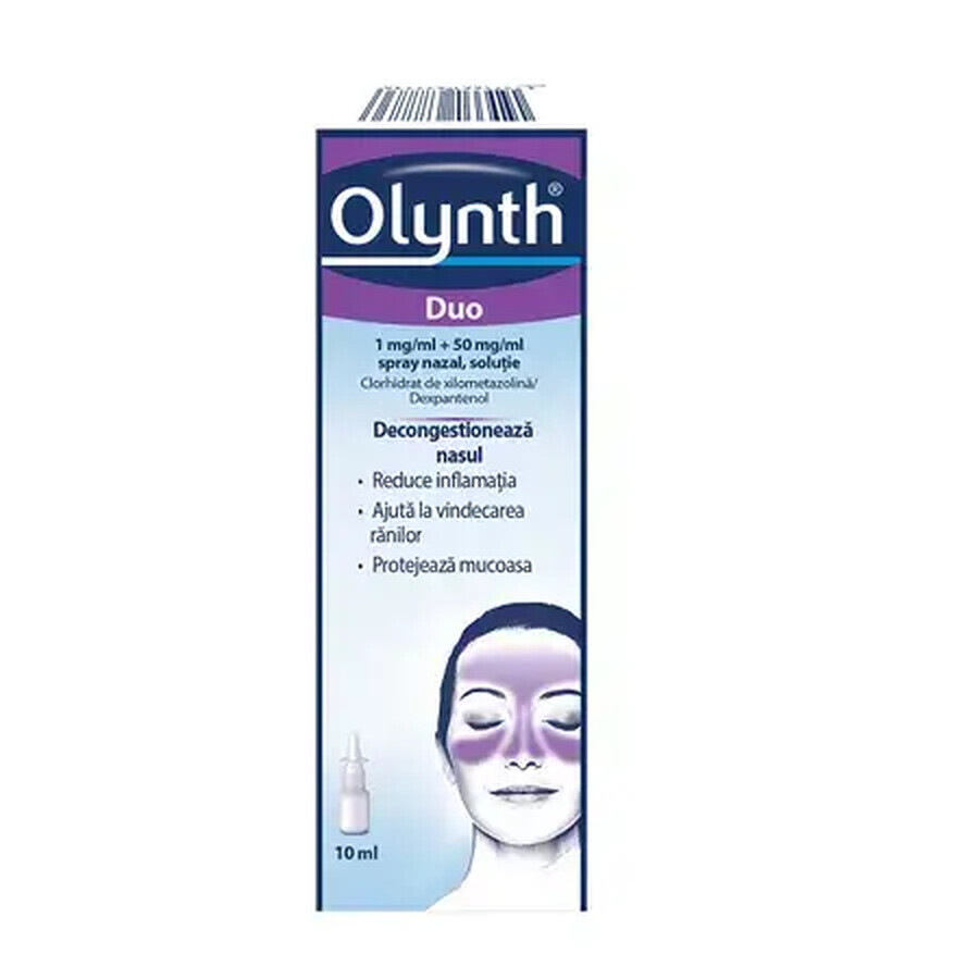 Olynth Duo, 1 mg/ml+50 mg/ml aerosol nasal, solución, 10 ml, Johnson & Johnson