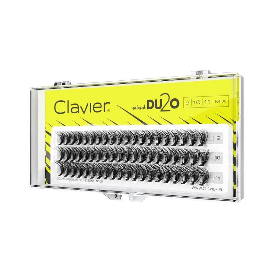 Clavier DU2O Double Volume MIX Kępki rzęs 9mm-10mm-11mm: ceny i cechy