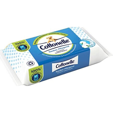 Cottonelle, Toallitas húmedas con agua micelar, 42 unidades