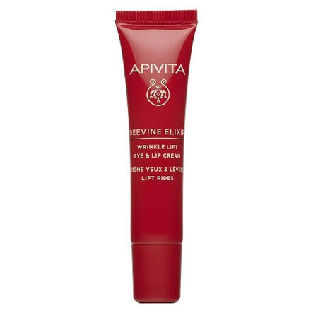 Apivita Beevine Elixir, intensive Lifting-Creme für Lippen- und Augenkonturen, 15 ml