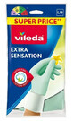 Vileda, Guantes Extra Sensaci&#243;n, talla L, 1 par