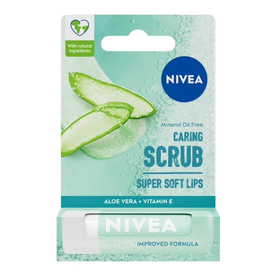 Nivea Lip Care Exfoliant pour les lèvres à l'aloe vera, 4.8g