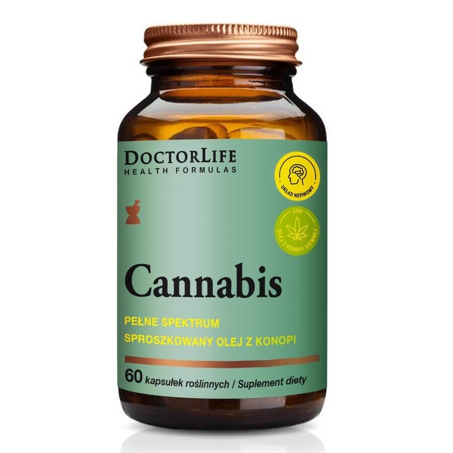 Doctor Life Cannabis 450mg, 60 capsule