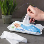 Toallitas húmedas biodegradables para bebés, 9 x 60 unidades, WaterWipes