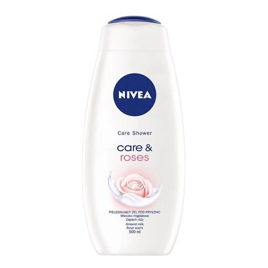 Nivea Mujer, gel de ducha, Rosas, 500 ml
