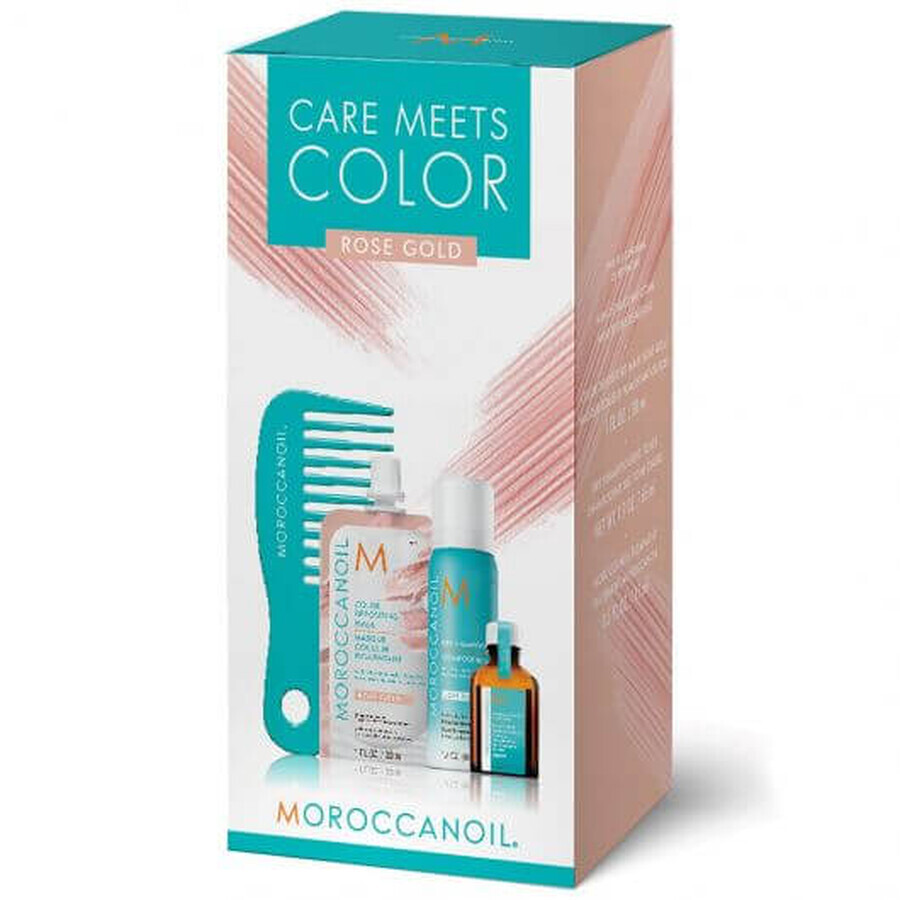 Set Cuidado se reúne Color Rose Gold, Moroccanoil