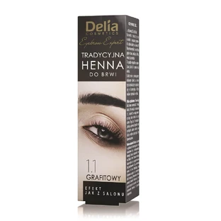 Delia Eyebrow Expert Henna Tradicional para Cejas 1.1 Grafito, 2g