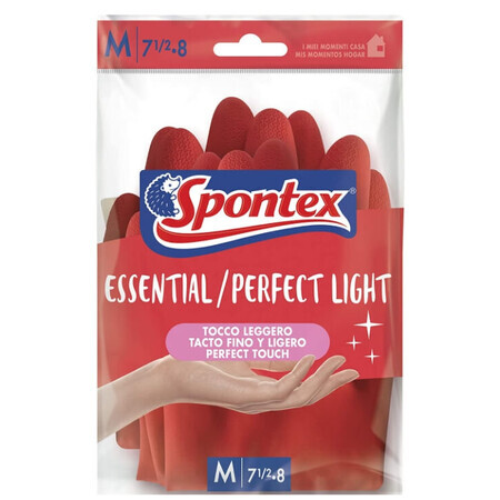 Spontex, Perfect Light, Guantes, talla M, 2 pares