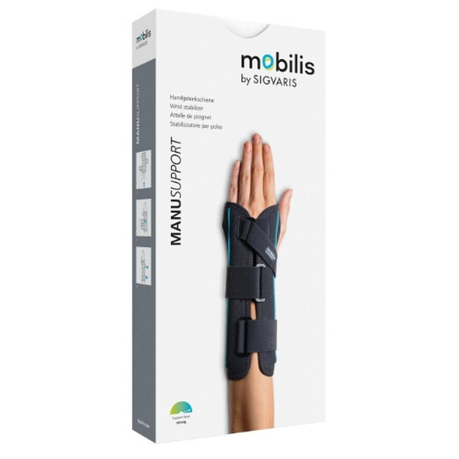 Mobilis Manu Active, Estabilizador de muñeca, talla XS, izquierda, 1 ud.