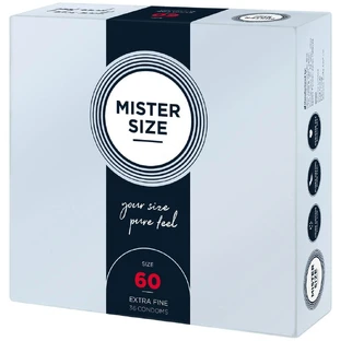 Preservativos Mister Size, 60 mm, 36 unidades