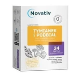 Novativ Tomillo y Podbia, 24 pastillas para chupar